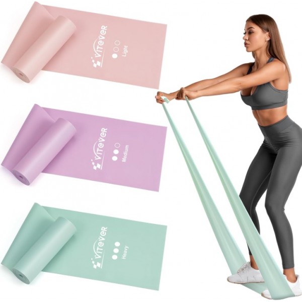 VITEVER Stretch Bands for Exercise, Resistance Ban...