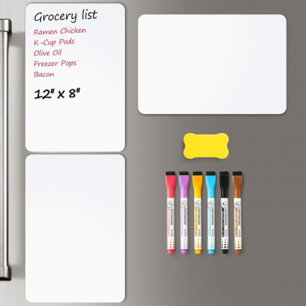 VITEVER 3 Pack Magnetic Dry Erase Board Sheet for ...